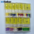 LK-Q22 de acero inoxidable Dental K archivo de uso de la mano 15-40 6pcs / box